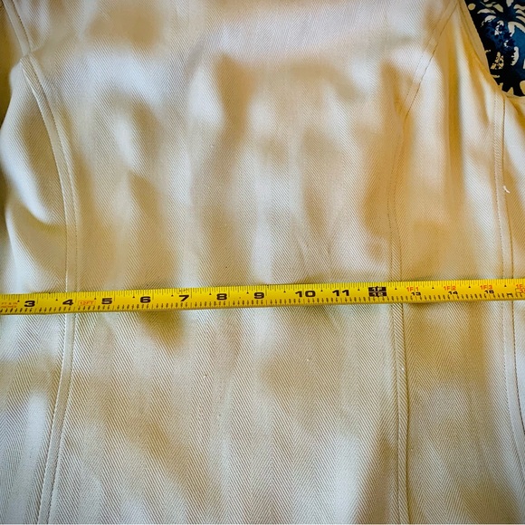 100% Silk Banana Republic Light Blue 90s Vintage Herringbone Weave Sheath Dress - Picture 7 of 9